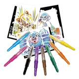 Blopens knutsel set babydieren met 8 blaaspennen - afbeelding 2