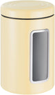 Wesco classic line voorraadbus met venster | 2 liter | metaal - amandel | voorraadpot