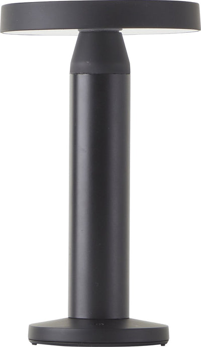 Brilliant magua - buiten tafellamp - led 2w - ø 22 cm - solar - 220 lm - 4000 k - dimbaar - ip44 - usb oplaadbaar - zwart
