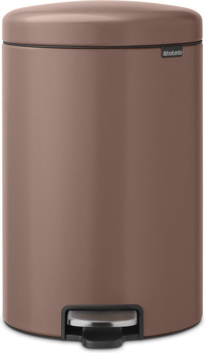 Brabantia newicon prullenbak - 20 liter - satin taupe