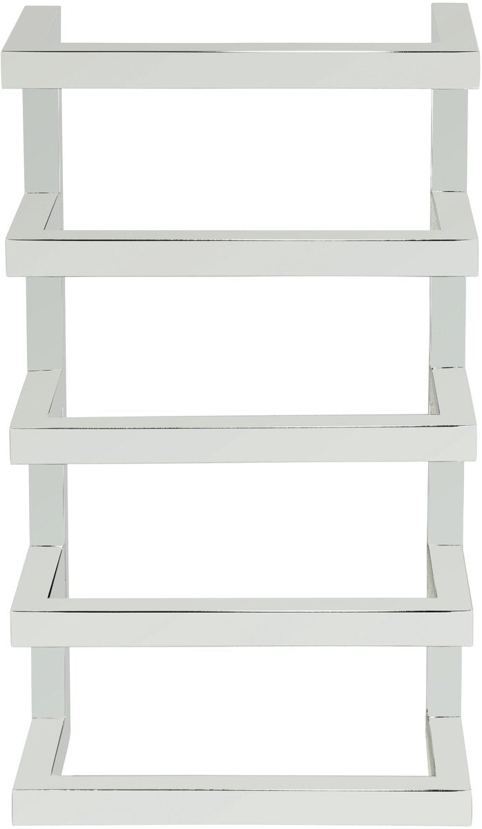 Wenko wand handdoekrek fondiro rvs glanzend 24x42cm - handdoekhouder - handdoekenrek - handdoekstang voor aan de muur - voor 4 handdoeken