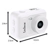 Lexibook sleutelhanger miniatuur digitale camera wit met ingebouwd flashgeheugen