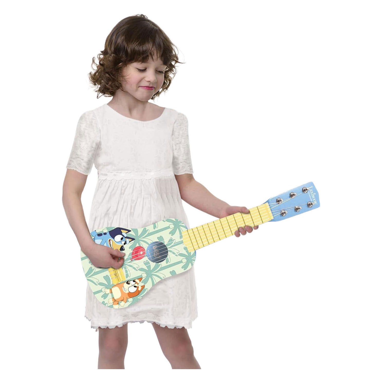 Lexibook mijn eerste houten gitaar bluey – 21 53 cm
