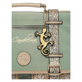Caméléon schooltas glossy green - 38cm - afbeelding 4
