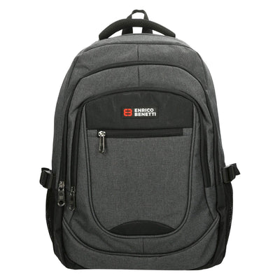 Enrico benetti rugzak hamburg grijs - laptop 17 inch