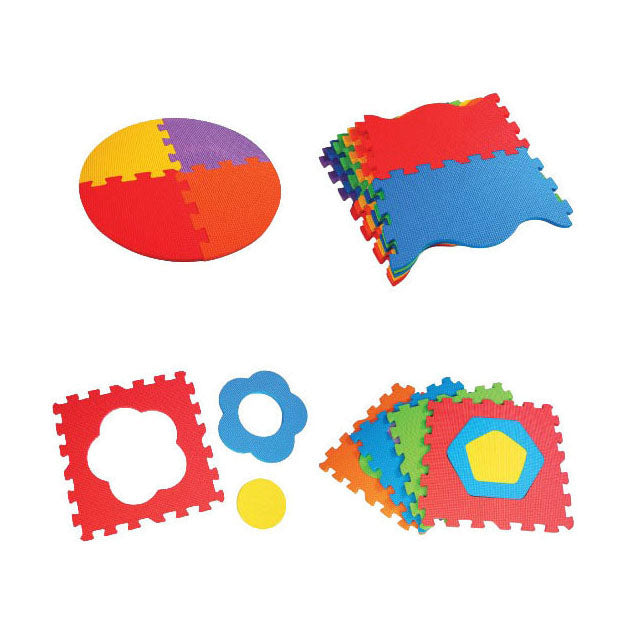 Foamtegels met rand en 40 ballen