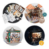Buki france houten bouwpakket diorama café - 120dlg.