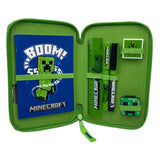 Minecraft gevuld etui met 2 vakken - afbeelding 2
