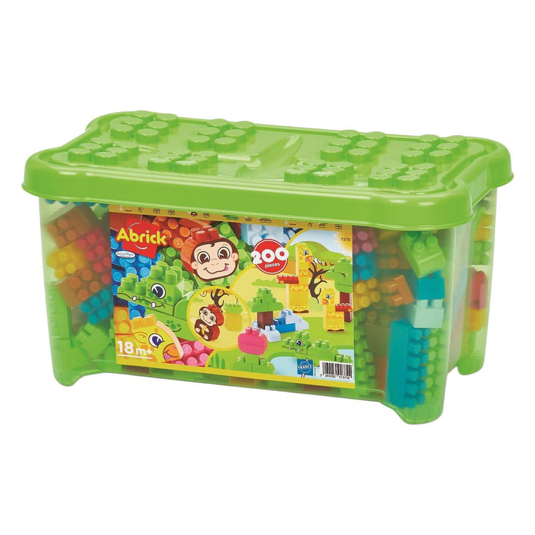 Ecoiffier abrick kist bouwblokken jungle - 200st.