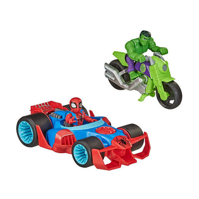 Hasbro super hero adventures action racers - 2 race auto's