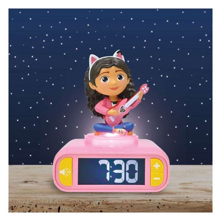 Gabby dollhouse 3d digitale alarmklok met licht en geluid