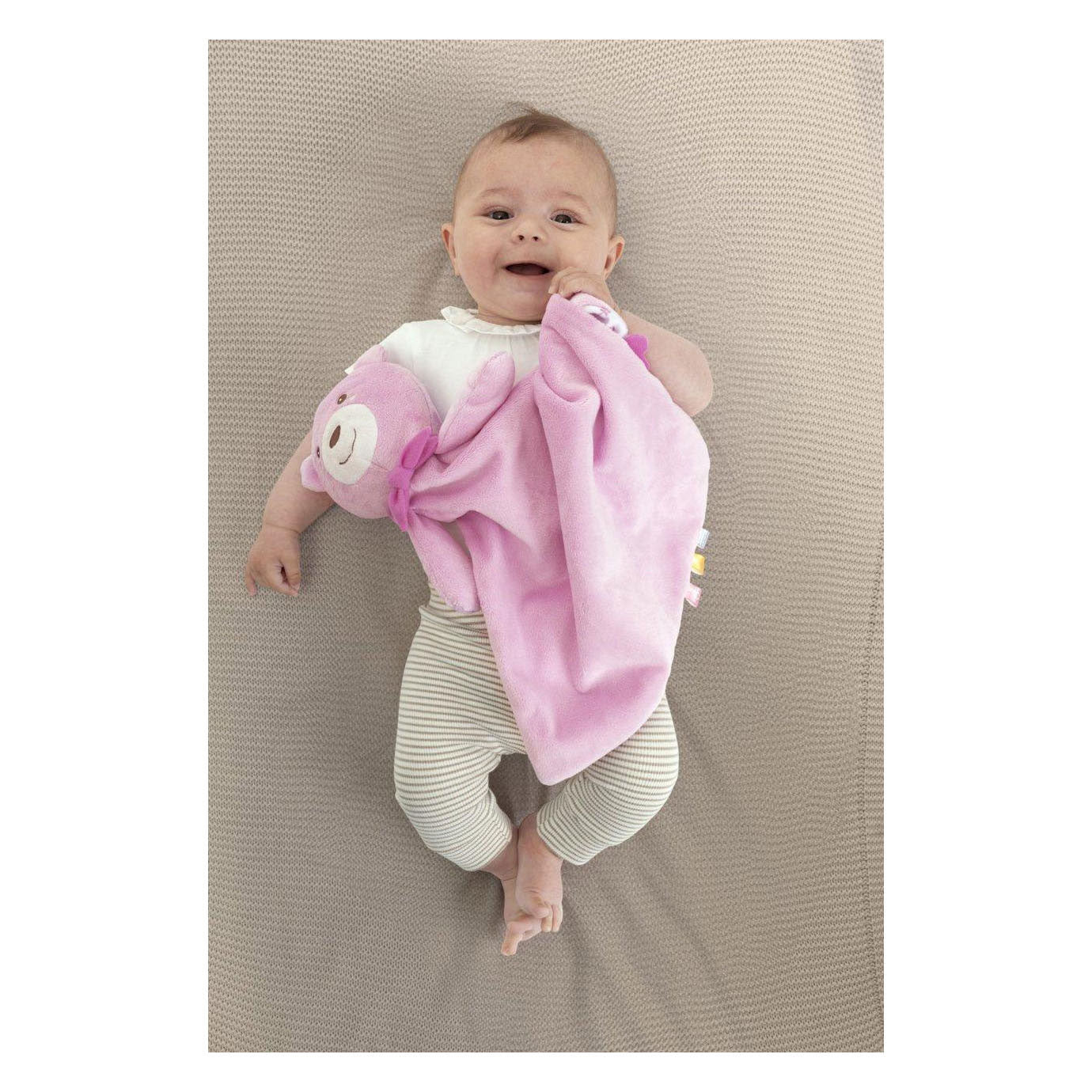 Maxi knuffel roze 47x40cm