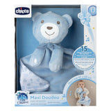 Maxi knuffel blauw 47x40cm - afbeelding 2