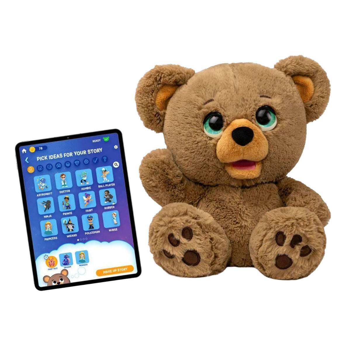 Pic poe de interactieve ai verhaaltjesbeer knuffel