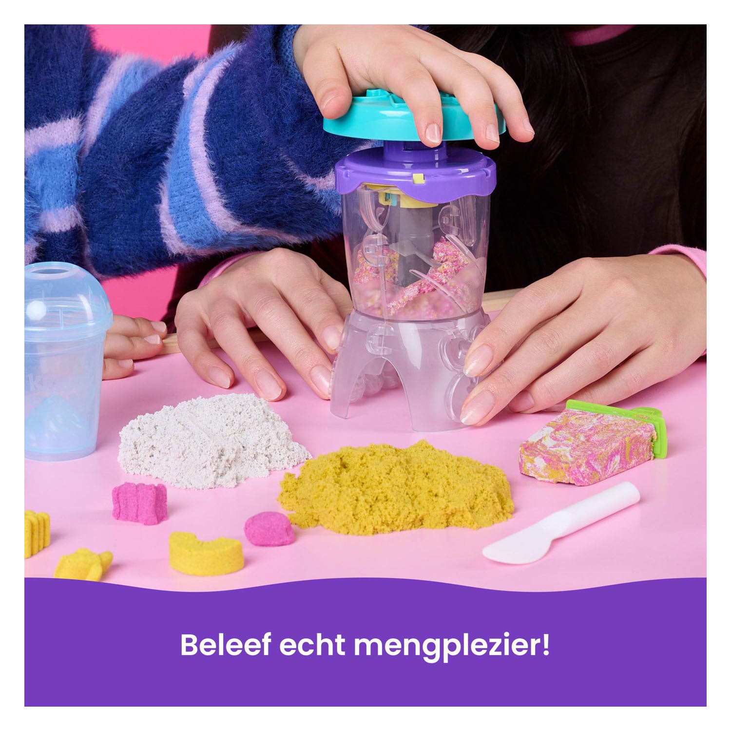 Kinetic sand - smoothie mixer - creatief speelgoed