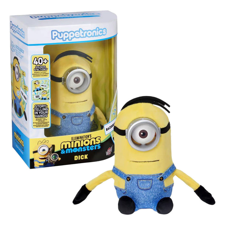 Ty universal minions dick palm puppetronic interactieve knuffel