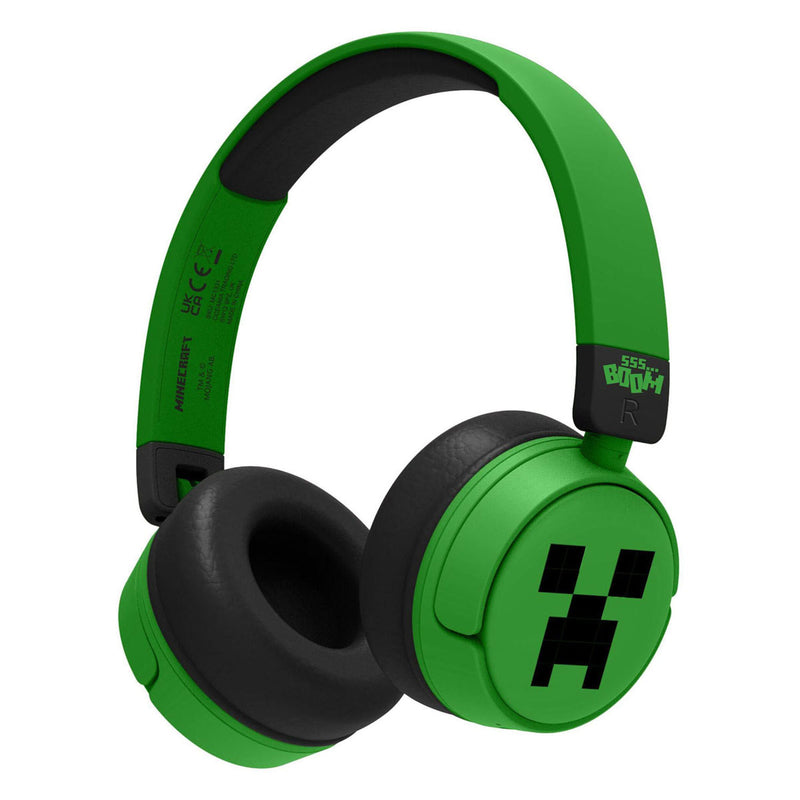 Minecraft creeper junior bluetooth hoofdtelefoon