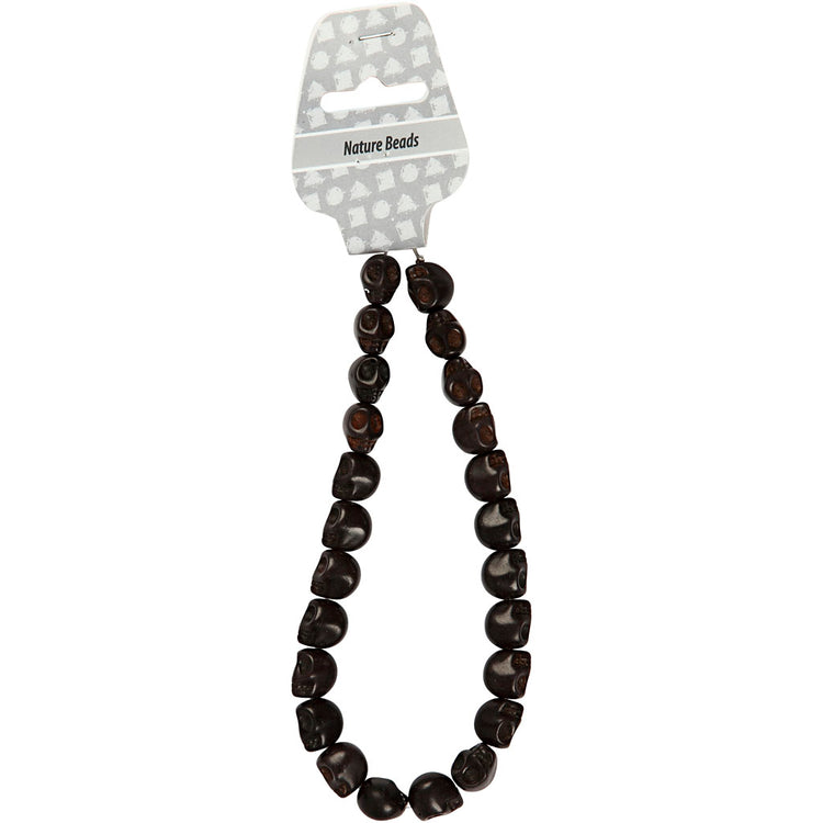 Http: www.cchobby.nl howlite-d-12-mm-gatgrootte-1-5-mm-zwart-32-stuk-1-doos