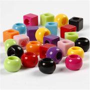 Https: www.cchobby.nl plastic-kralen-afm-11-mm-gatgrootte-7-mm-ca-60-stuk-diverse-kleuren-75-gr-150-ml-1-doos - afbeelding 1