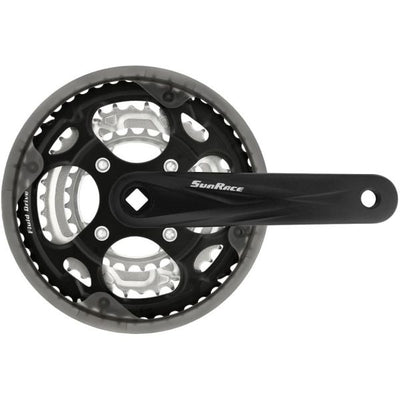 Sunrace - SunRace crankstel FCM300 -5mm 28-38-48 170mm m CG zw zi