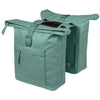Basil b.v. dubbele fietstas basil brooklyn mik 41l 14 x 30 x 37 cm - groen