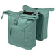 Basil b.v. dubbele fietstas basil brooklyn mik 41l 14 x 30 x 37 cm - groen
