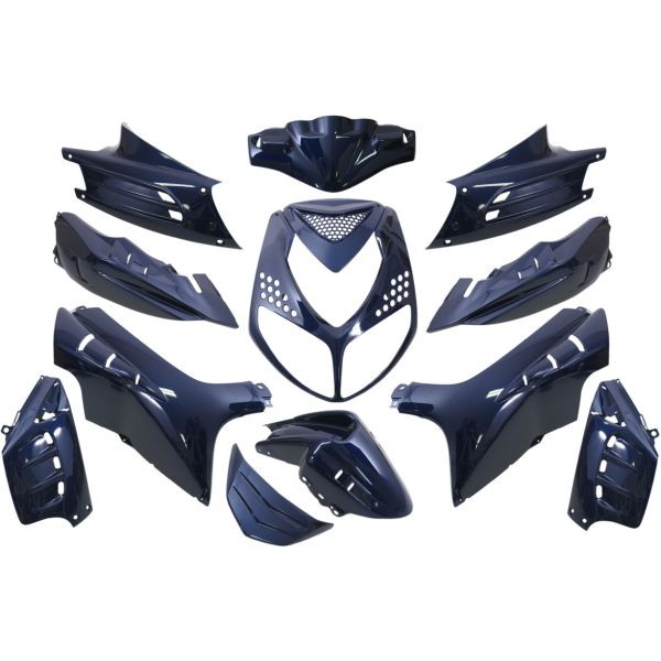 Edge plaatset 13-delig voor peugeot speedfight 2 - blauw metallic