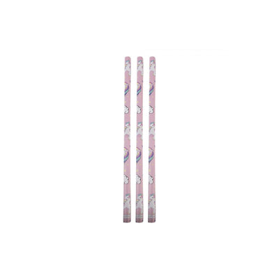Clayre eef inpakpapier eenhoorn 50x75 cm 3 rollen roze