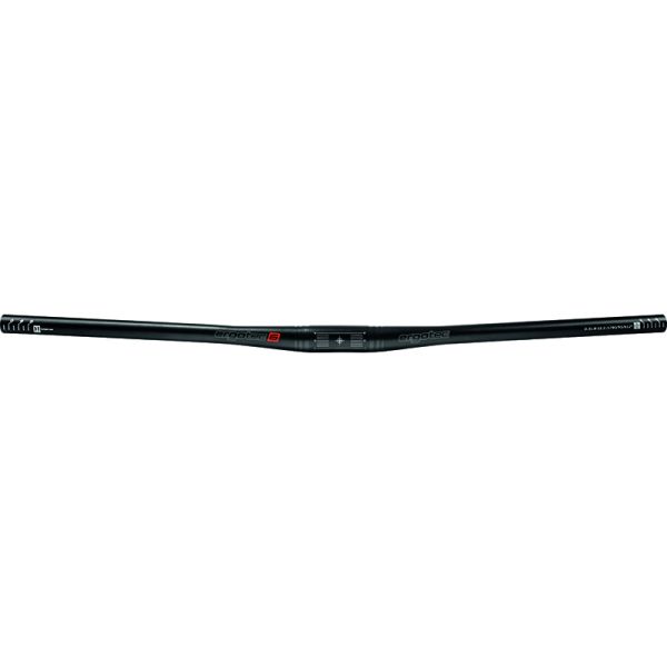 Ergotec stuur flat bar 31,8x680 mm - zwart