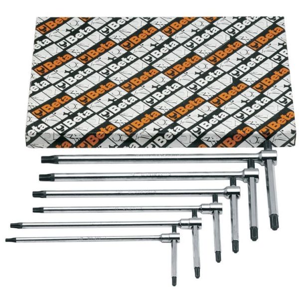 Beta torx stiftsleutelset tools 951tx s6 met greep (6 delig)