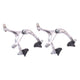 Rms remmenset singlespeed fixie aluminium zilver
