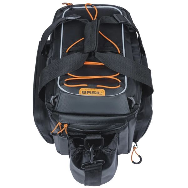 Basil gepäckträgertasche miles xl pro trunkbag miles xl pro mik 2.0 black orange