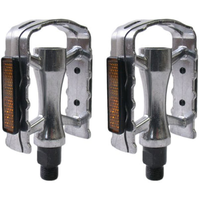 Marwi pedaalset sp-610 aluminium - zilver (werkplaatsverpakking)