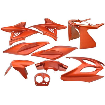 Edge plaatset 9-delig voor yamaha aerox tot bouwjaar 2014 - flash orange