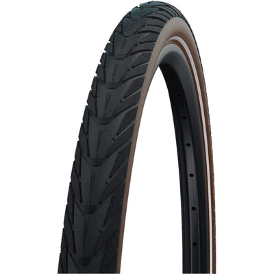 Deli tire flyde 40-622 28x1.50 700x38c zwart-bruin sa-234 breaker reflectie