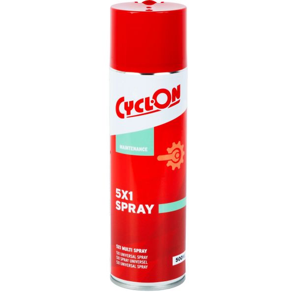 Cyclon p.t.f.e. multi smeermiddel 5x1 in spuitbus 500ml