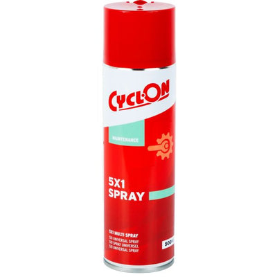 Cyclon p.t.f.e. multi smeermiddel 5x1 in spuitbus 500ml