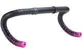 Supacaz Super sticky kush star fade stuurlint zwart neon roze inclusief aluminium neon roze stuurplug - afbeelding 2