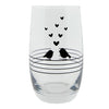 Clayre eef drinkglas vogels 320ml