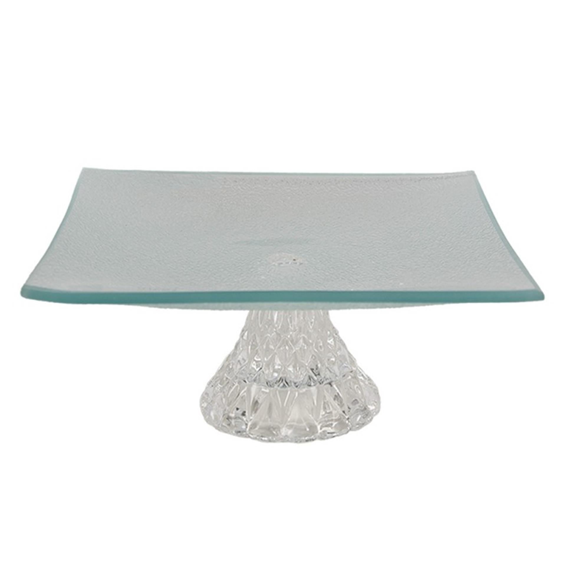 Clayre eef decoratie schaal glas 15x15x7cm