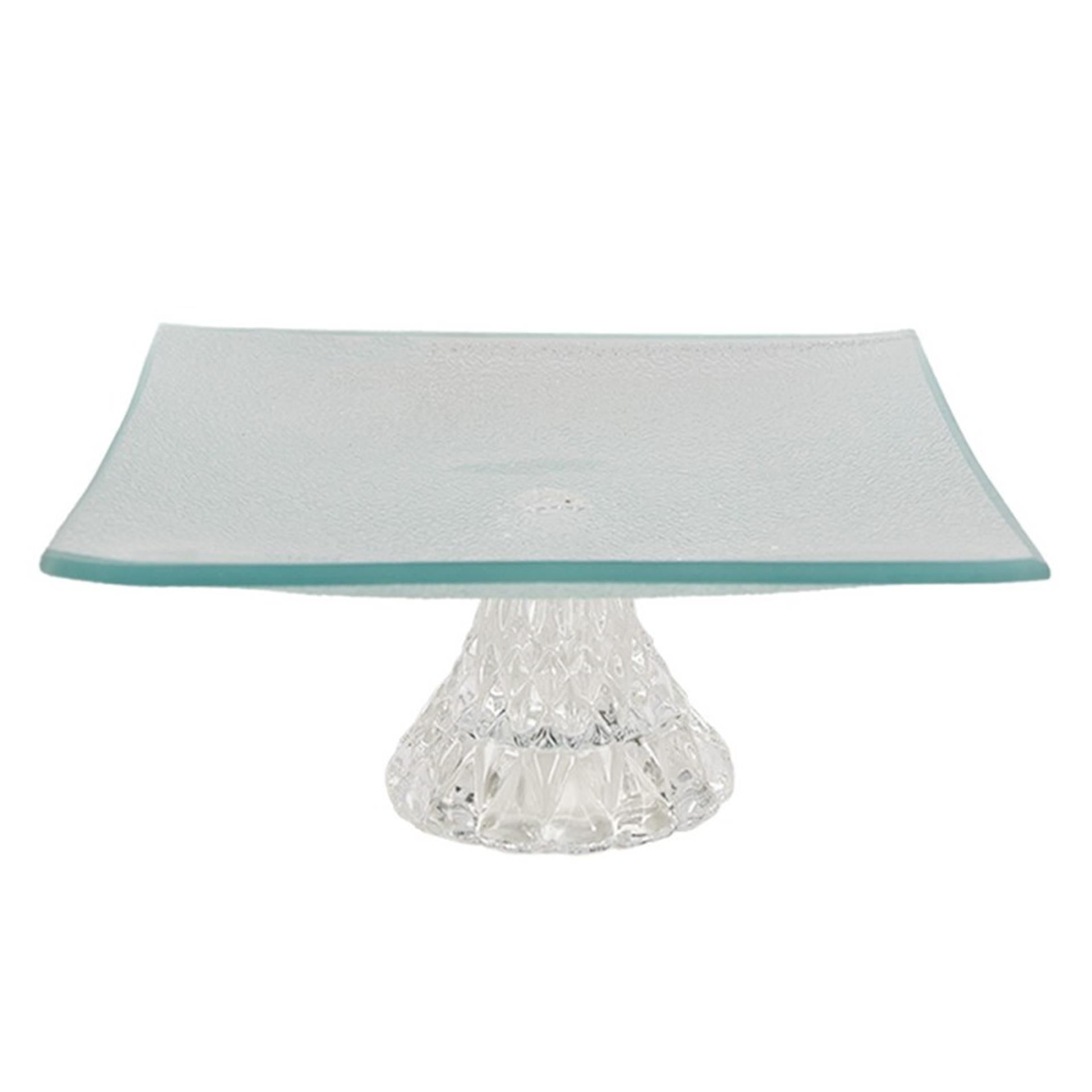 Clayre eef decoratie schaal glas 19x19x7cm