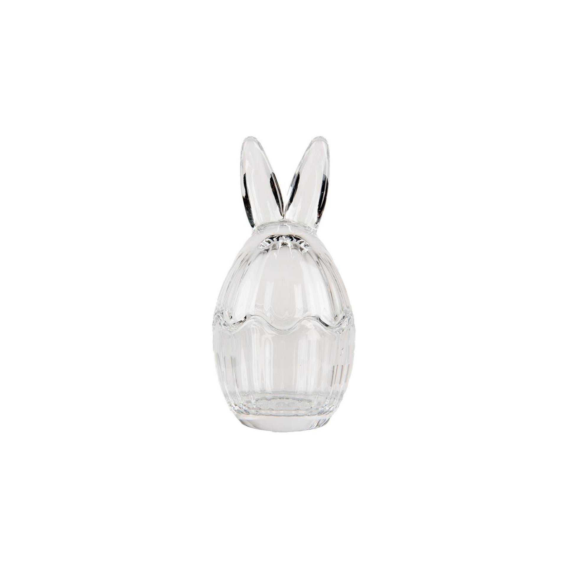 Clayre eef voorraadpot konijn met deksel ã˜ 6x11 cm glas