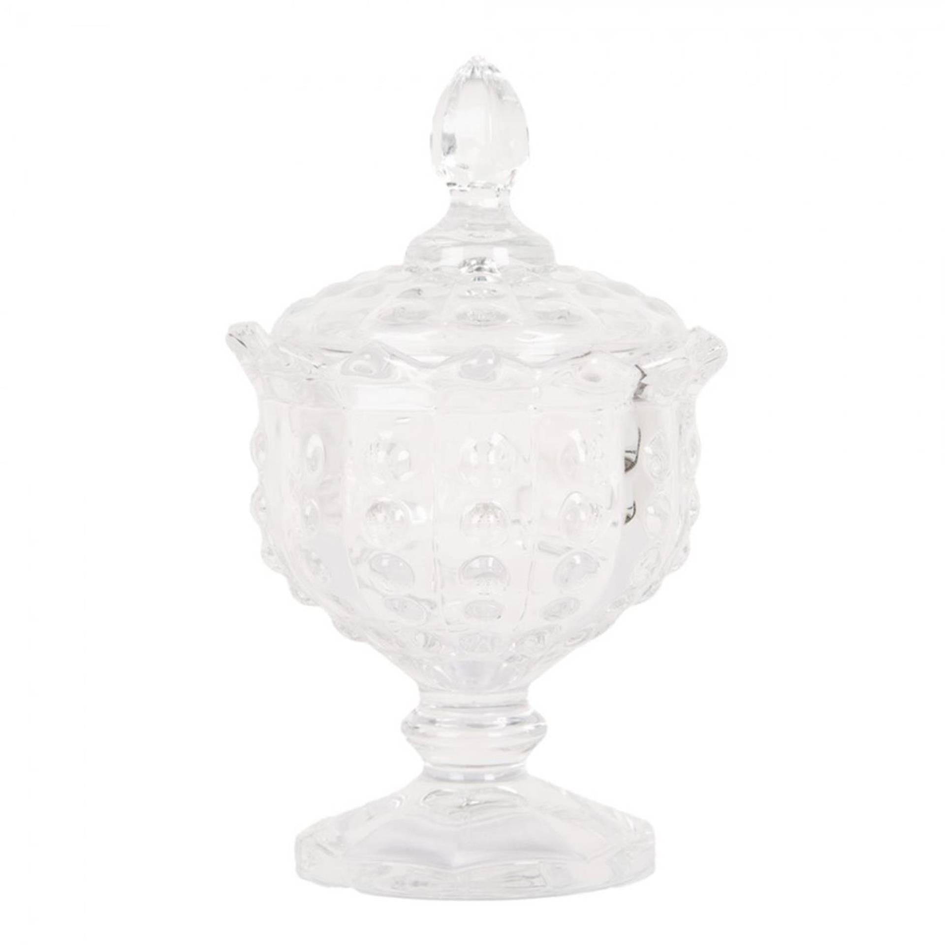 Clayre eef voorraadpot glas ø9x16cm