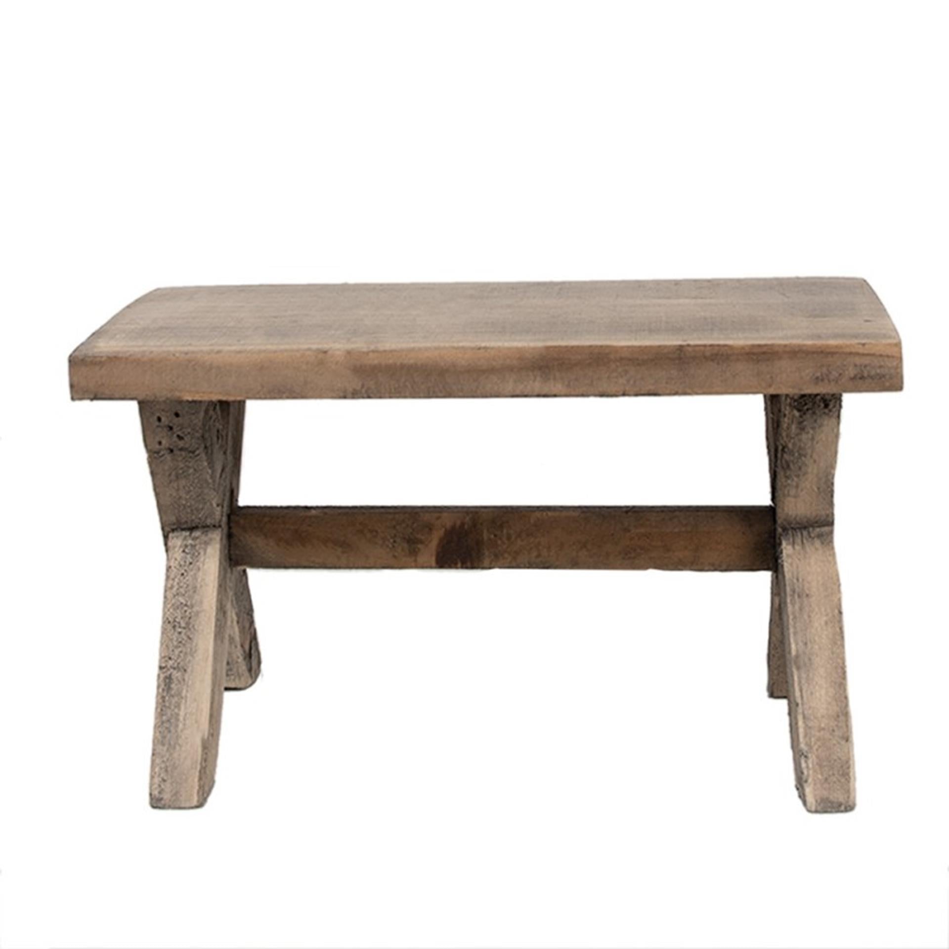Clayre eef deco tafeltje 24x13x14cm
