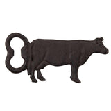 Clayre eef flesopener koe metaal roestbruin 15x1x7cm - afbeelding 1