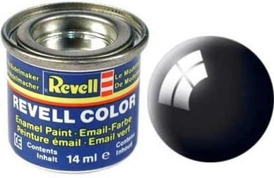 Revell email verf # 07 - zwart, glanzend