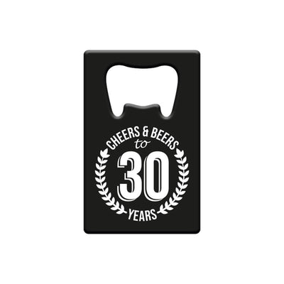 Paperdreams flesopener metaal - 30 jaar