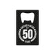 Paperdreams flesopener metaal - 50 jaar