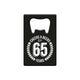 Paperdreams flesopener metaal - 65 jaar