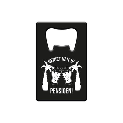 Paperdreams flesopener metaal - pensioen